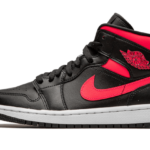 Air Jordan 1 Mid Black Siren Red - BQ6472-004 - 1