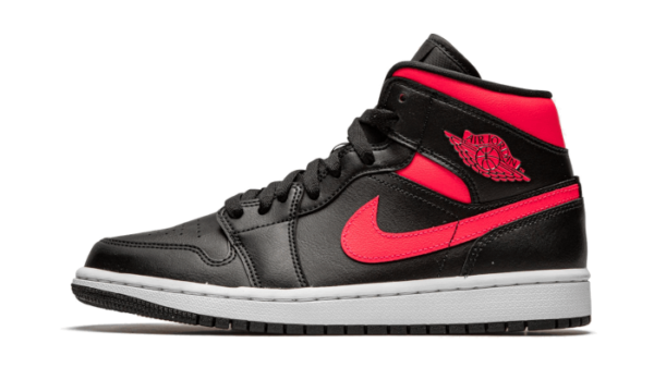 Air Jordan 1 Mid Black Siren Red - BQ6472-004 - 1