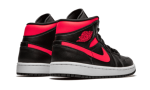 Air Jordan 1 Mid Black Siren Red - BQ6472-004 - 3