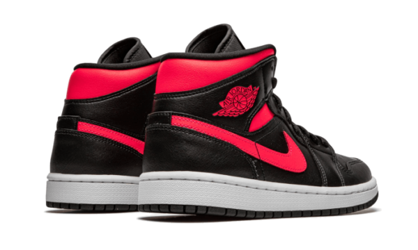Air Jordan 1 Mid Black Siren Red - BQ6472-004 - 3