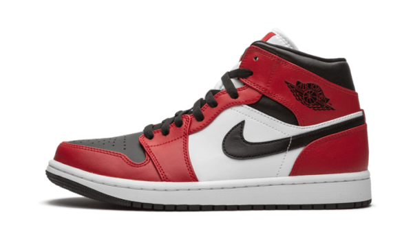 Air Jordan 1 Mid Chicago Black Toe - 554724-069 - 1