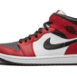 Air Jordan 1 Mid Chicago Black Toe - 554724-069 - 1