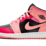 Air Jordan 1 Mid Coral Chalk Pink - 554725-662 - 1