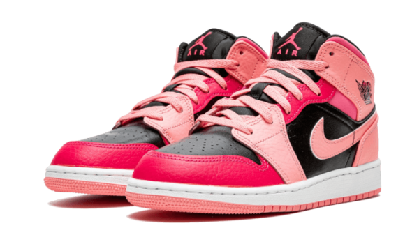 Air Jordan 1 Mid Coral Chalk Pink - 554725-662 - 2