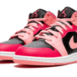 Air Jordan 1 Mid Coral Chalk Pink - 554725-662 - 2