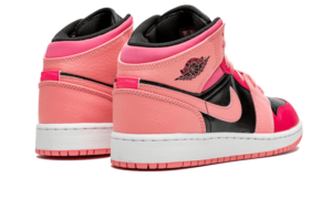 Air Jordan 1 Mid Coral Chalk Pink - 554725-662 - 3