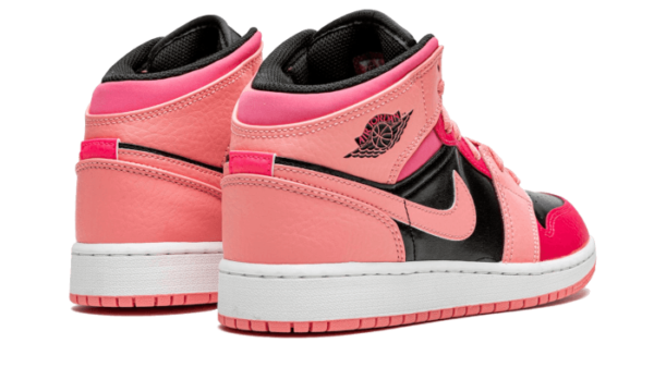 Air Jordan 1 Mid Coral Chalk Pink - 554725-662 - 3