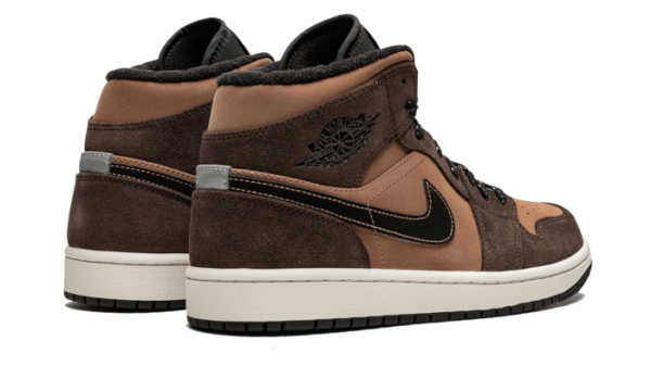 Air Jordan 1 Mid Earthy Brown - DC7294-200 / DC7248-200 - 3
