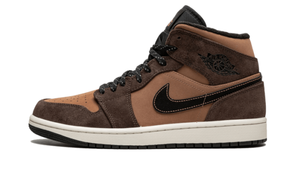 Air Jordan 1 Mid Earthy Brown - DC7294-200 / DC7248-200 - 1