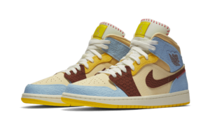 Air Jordan 1 Mid Fearless Maison Château Rouge - CU2803-200 - 2