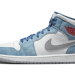 Air Jordan 1 Mid French Blue Fire Red - DN3706-401 / DR6235-401 - 1