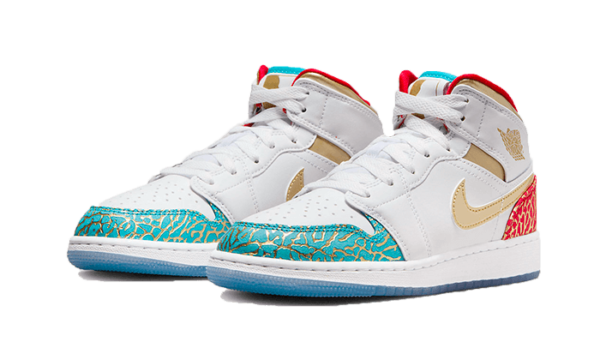 Air Jordan 1 Mid UNC to Chicago - FB2212-100 - 2