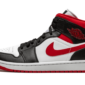 Air Jordan 1 Mid Gym Red Black White - 554724-122 / DJ4695-122 - 1