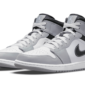 Air Jordan 1 Mid Light Smoke Grey Anthracite - 554724-078 / 554725-078 - 2