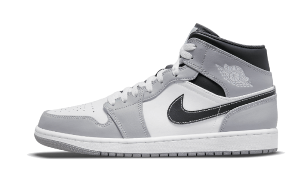 Air Jordan 1 Mid Light Smoke Grey Anthracite - 554724-078 / 554725-078 - 1