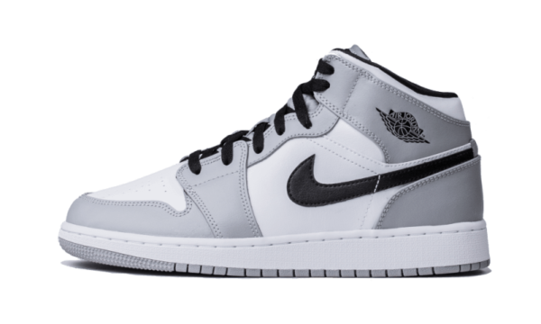 Air Jordan 1 Mid Light Smoke Grey - 554724-092 / 554725-092 - 1