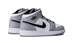 Air Jordan 1 Mid Light Smoke Grey - 554724-092 / 554725-092 - 3