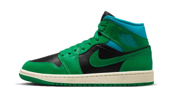 Air Jordan 1 Mid Lucky Green Aquatone - BQ6472-033 - 1