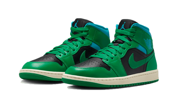 Air Jordan 1 Mid Lucky Green Aquatone - BQ6472-033 - 2