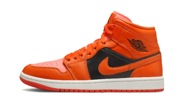 Air Jordan 1 Mid Orange Black - DM3381-600 - 1