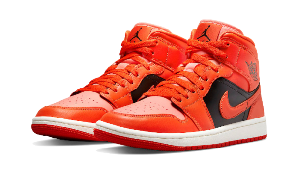 Air Jordan 1 Mid Orange Black - DM3381-600 - 2