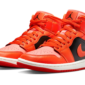 Air Jordan 1 Mid Orange Black - DM3381-600 - 2