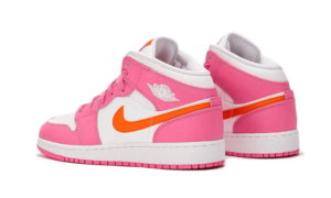 Air Jordan 1 Mid Pinksicle Safety Orange - DX3240-681 - 3