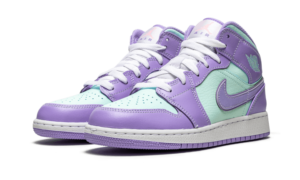 Air Jordan 1 Mid Purple Aqua - 554725-500 - 2