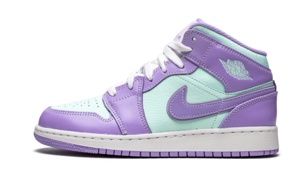 Air Jordan 1 Mid Purple Aqua - 554725-500 - 1