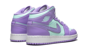 Air Jordan 1 Mid Purple Aqua - 554725-500 - 3