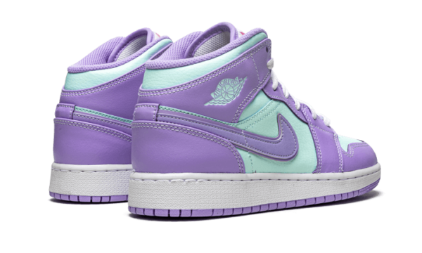 Air Jordan 1 Mid Purple Aqua - 554725-500 - 3