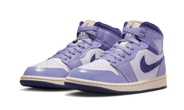 Air Jordan 1 Mid Purple Chenille - DZ3745-500 - 2