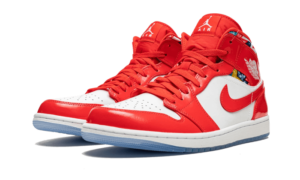 Air Jordan 1 Mid SE Barcelona Sweater - DC7294-600 / DC7248-600 - 2