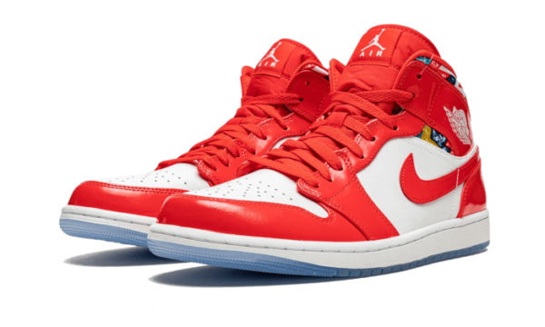 Air Jordan 1 Mid SE Barcelona Sweater - DC7294-600 / DC7248-600 - 2