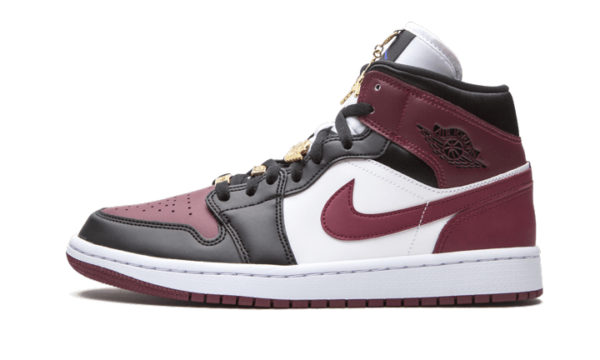 Air Jordan 1 Mid SE Black Dark Beetroot - CZ4385-016 - 1