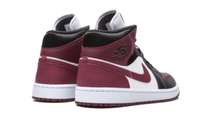 Air Jordan 1 Mid SE Black Dark Beetroot - CZ4385-016 - 3