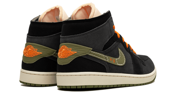 Air Jordan 1 Mid SE Craft Anthracite Light Olive - FD6817-003 / FD5847-003 - 3