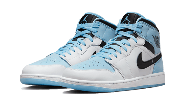 Air Jordan 1 Mid SE Ice Blue Black - DV1308-104 / DV1337-104 - 2