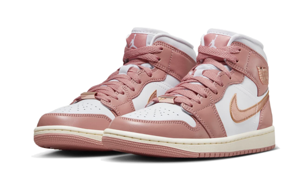 Air Jordan 1 Mid SE Red Stardust - FB9892-670 - 2
