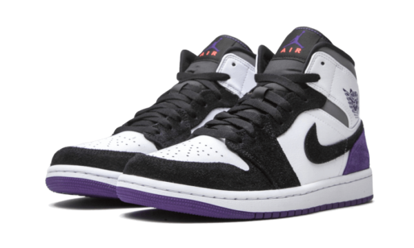 Air Jordan 1 Mid SE Varsity Purple - 852542-105 / BQ6931-105 - 2