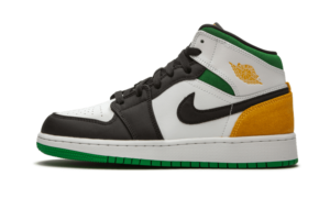 Air Jordan 1 Mid SE White Laser Orange Lucky Green – 852542-101 / BQ6931-101 – 1