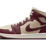 Air Jordan 1 Mid Split Beach Cherrywood Red - DR0501-200 - 1