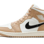 Air Jordan 1 Mid Tan Black - BQ6472-103 - 1