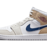 Air Jordan 1 Mid Tan Suede Navy - DO6726-100 - 1