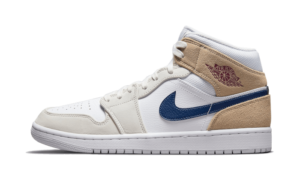 Air Jordan 1 Mid Tan Suede Navy – DO6726-100 – 1