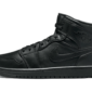 Air Jordan 1 Mid Triple Black (2022) - 554724-093 / 554725-093 - 1