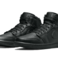 Air Jordan 1 Mid Triple Black (2022) - 554724-093 / 554725-093 - 2