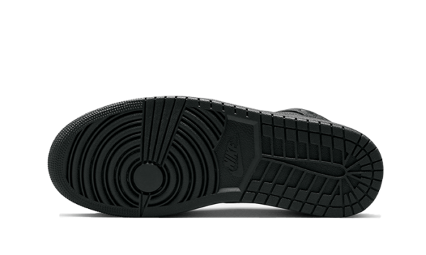 Air Jordan 1 Mid Triple Black (2022) - 554724-093 / 554725-093 - 3