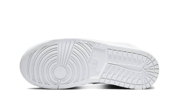 Air Jordan 1 Mid Triple White Patent Swoosh - DV0991-111 - 3