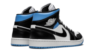 Air Jordan 1 Mid University Black White - BQ6472-102 - 3